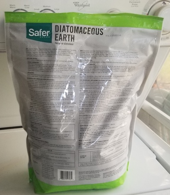 Diatomaceous BACK OF BAG